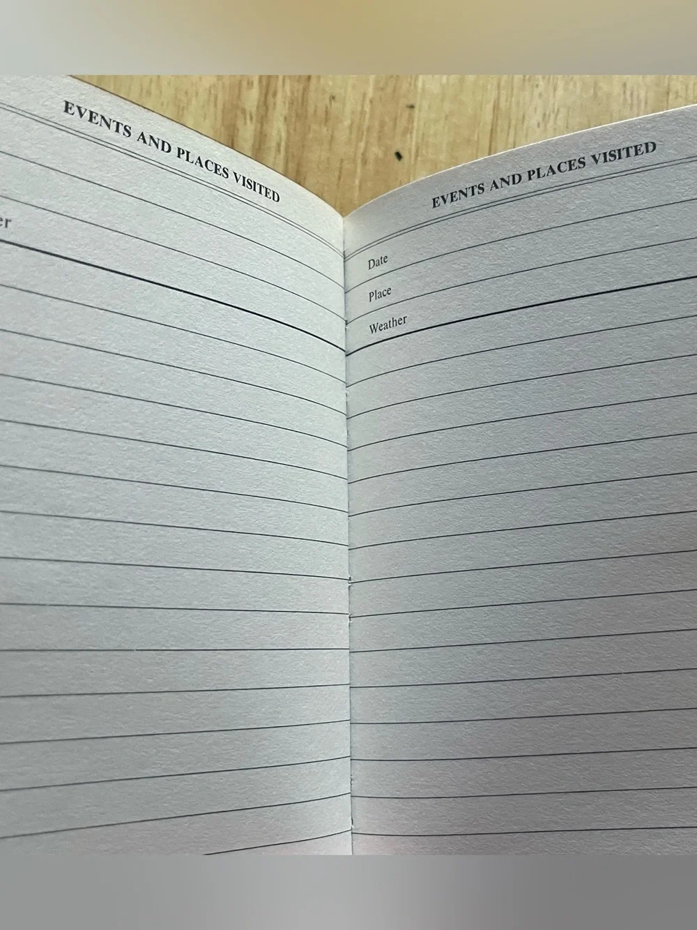 Vintage A & M Leatherlines New York Genuine Leather “Trip Abroad” Travel Diary